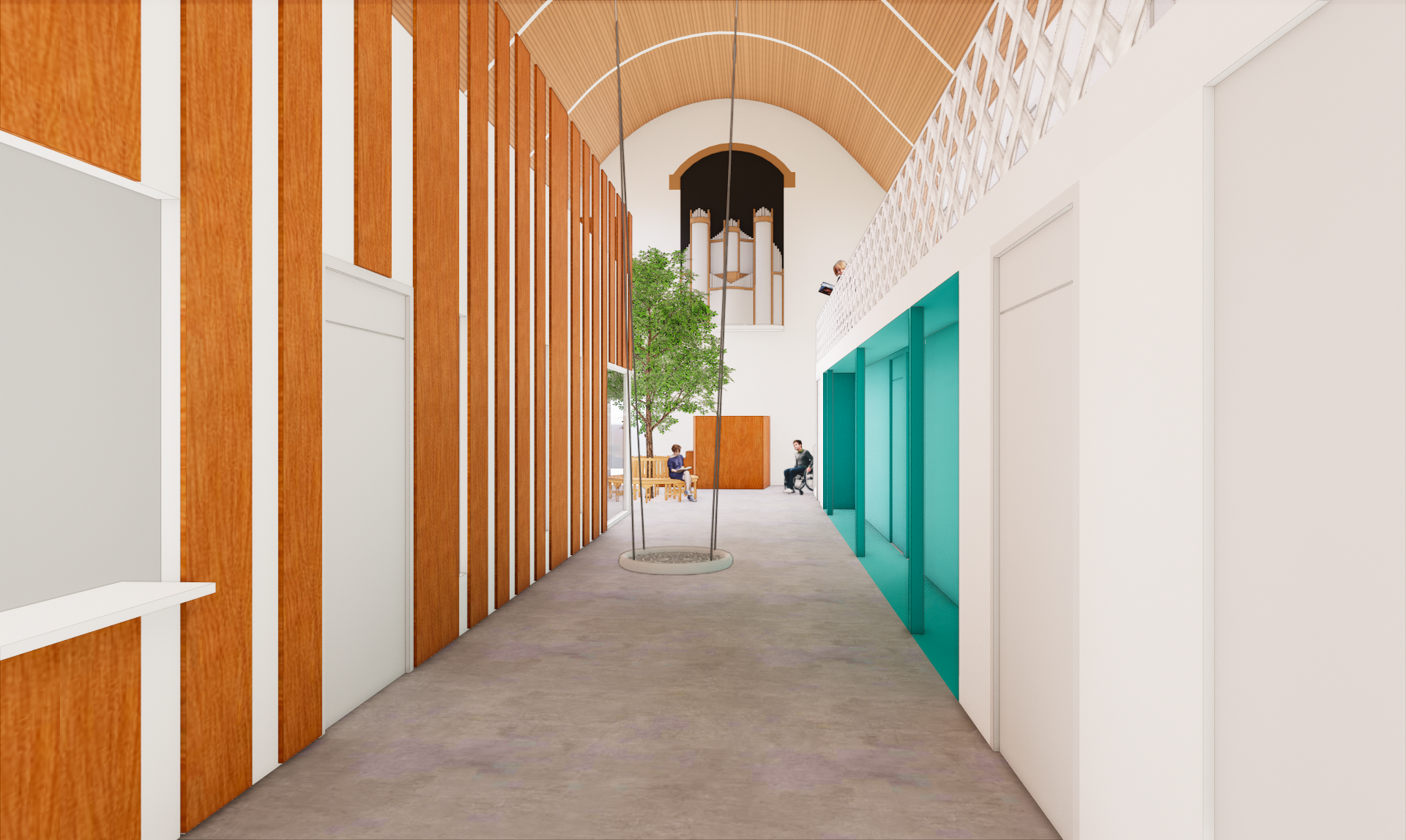 Impressie van het interieur