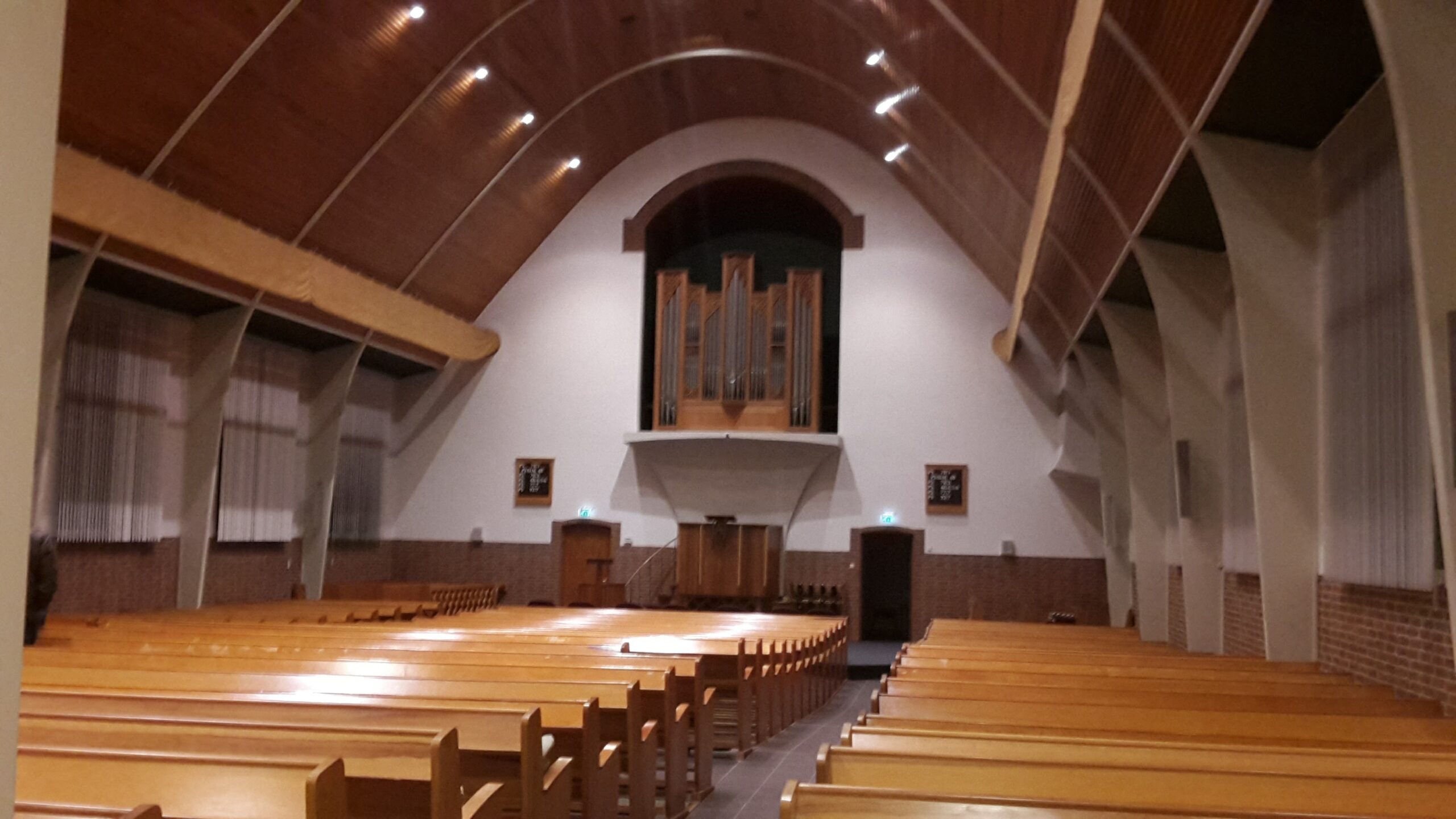 Interieur oude kerk